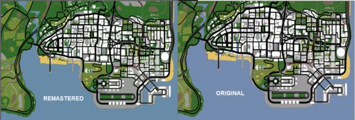 Gta San Andreas Remastered Map Hd For Gta San Andreas Mod 4357